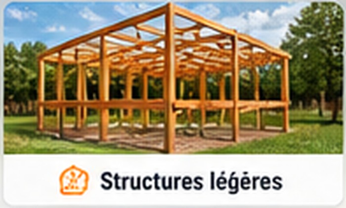Structure bois légère